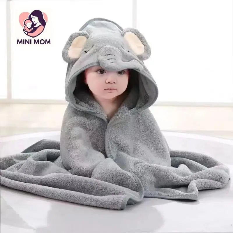 Premium Hooded Baby Bath Towel- Soft & Ultra Absorbent