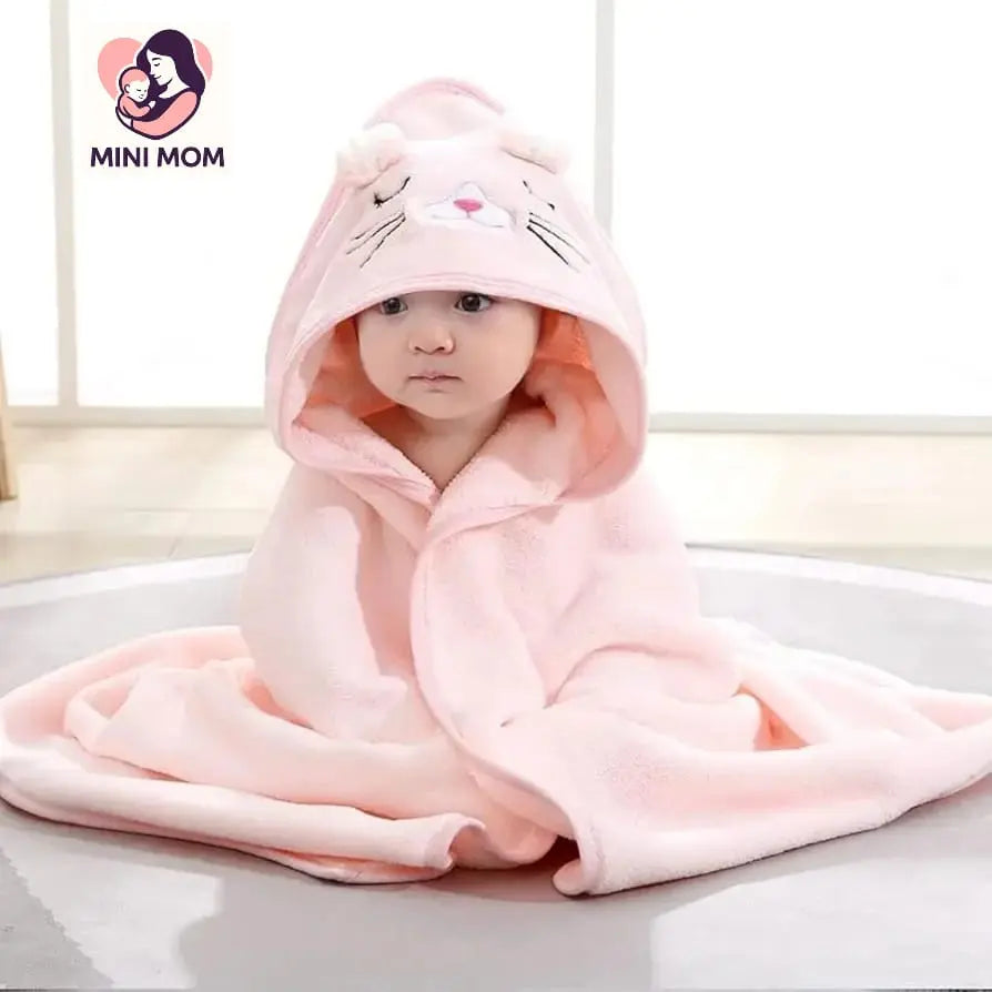Premium Hooded Baby Bath Towel- Soft & Ultra Absorbent