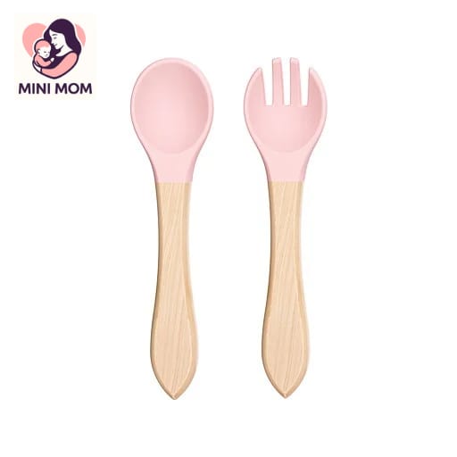 Wooden Handle Silicone Spoon