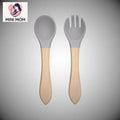 Wooden Handle Silicone Spoon