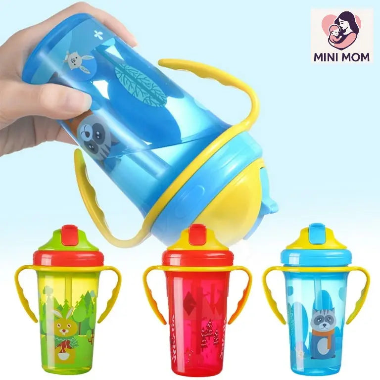Spill Resistant Baby Straw Cup-BPA Free 300ml