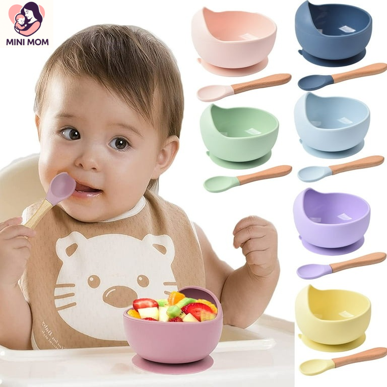 Silicone Bowl & Spoon Set