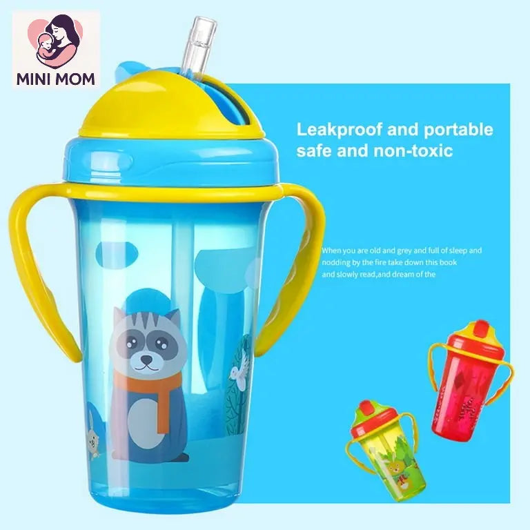 Spill Resistant Baby Straw Cup-BPA Free 300ml